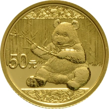 2017 3 gram Gold Chinese Panda Coin