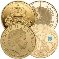 £5 British Gold Crown Best Value