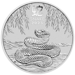 2025 Year of the Snake Silver Coin 1oz Perth Mint Australian Lunar Series