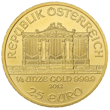 2012 Quarter Ounce Gold Austrian Philharmonic