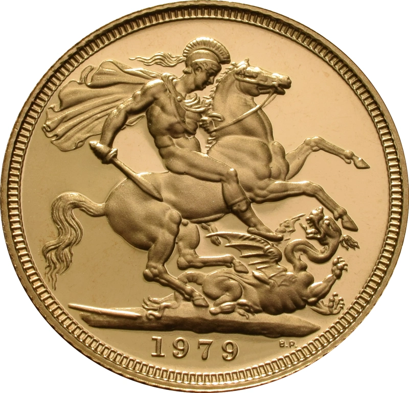 1979 Proof Gold Sovereign Coin Elizabeth II Decimal Head