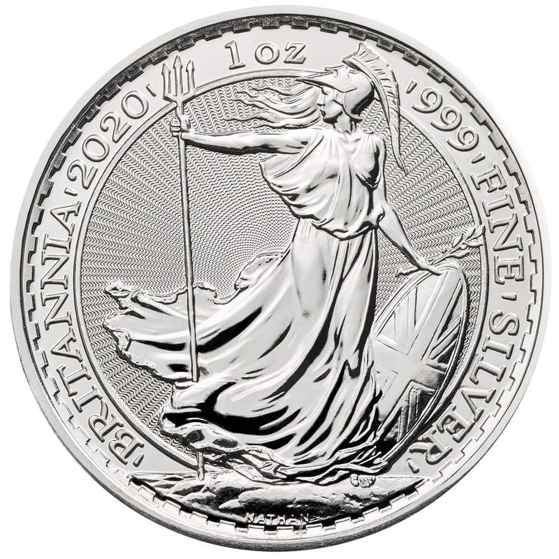 2020 Royal Mint 1oz Year of the Rat Lunar Edge Silver Coin