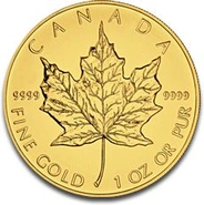 2012 Canadian Maple Leaf Gold Coin 1oz