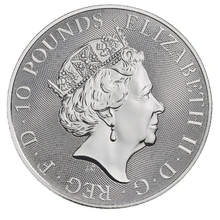 10oz Silver Coin, The Falcon - Queen's Beast 2019 | BullionByPost