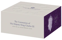 2023 2oz Gold Coronation of King Charles III Proof Coin Boxed