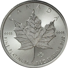 2016 1oz Canadian Maple Leaf Platinum Coin