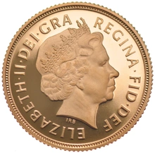 2011 Gold Sovereign - Elizabeth II Fourth head - Proof No box