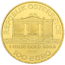 2020 1oz Austrian Gold Philharmonic Coin