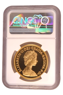 1984 - Gold £5 Proof Coin (Quintuple Sovereign) NGC PF69
