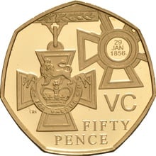 Gold Proof 2006 Fifty Pence Piece - Victoria Cross (2 coin)