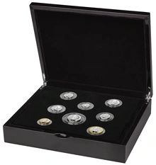 2023 His Majesty King Charles III Definitives UK Silver Proof Coin Set