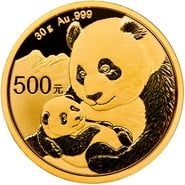 2019 30g Gold Chinese Panda Coin