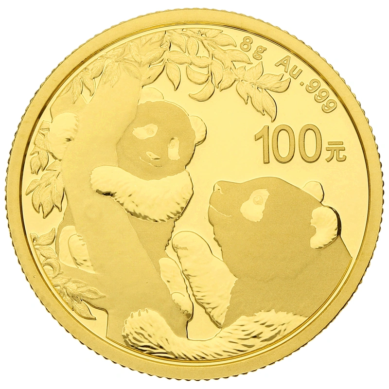 2021 8g Chinese Panda Gold Coin