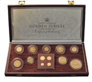 2002 Golden Jubilee, Gold Proof Coin Set