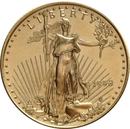 1998 Quarter Ounce Eagle Gold Coin