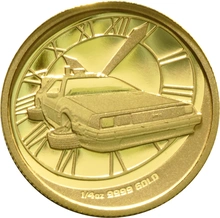 2015 Back to the Future Gold 1/4oz Coin - From $1,391