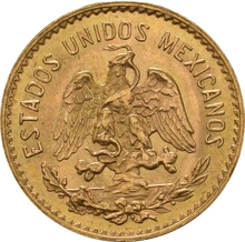Mexican Cinco 5 Pesos Gold Coin
