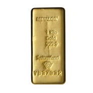 Metalor 1 Kilo Gold Bullion Bar