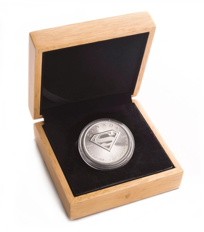 2016 Superman™ 1oz Silver Coin BOXED - Canadian Mint