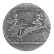 2020 Chariot of War 5 Ounce Silver Coin