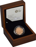 2010 UK London £1 Gold Proof Coin