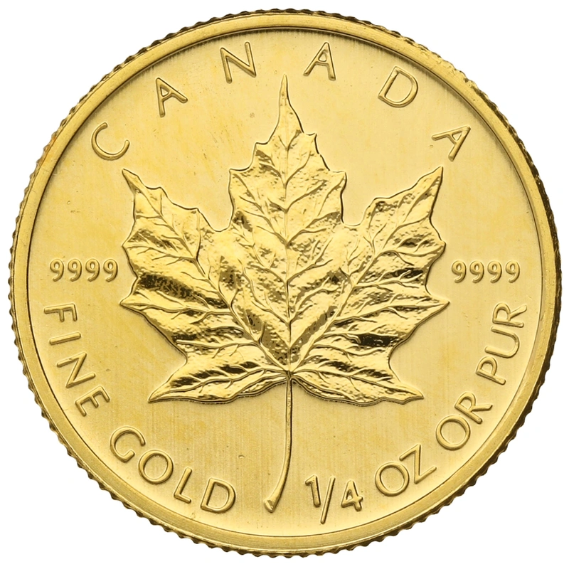 2010 Quarter Ounce Gold Canadian Maple