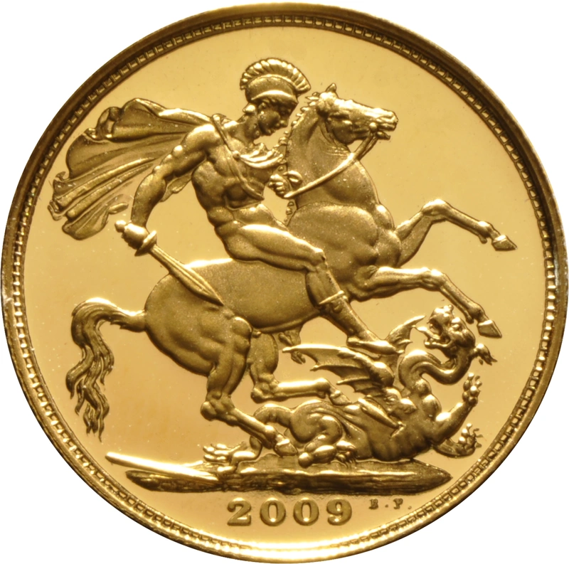 2009 Gold Sovereign - Elizabeth II Fourth head - Proof No box