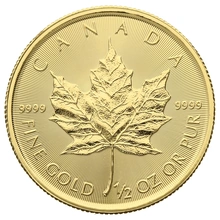 2019 Half Ounce Gold Maple