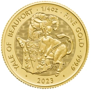 2023 Yale of Beaufort - Tudor Beasts 1/4oz Gold Coin