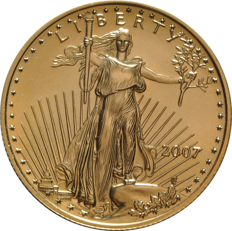 2007 Half Ounce Eagle Gold Coin