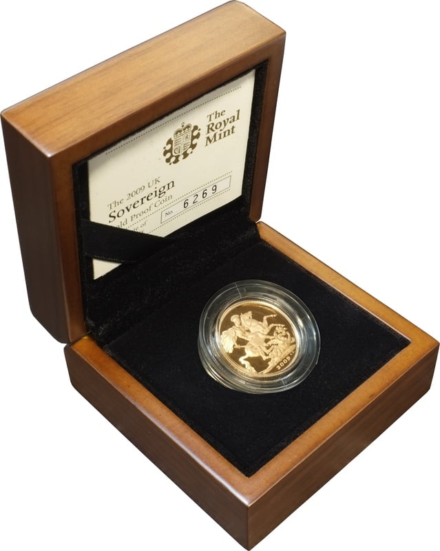 Gold Proof 2009 Sovereign Boxed