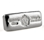 5oz Scottsdale Silver Cast Bar