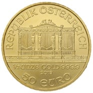 2019 Half Ounce Austrian Gold Philharmonic Coin