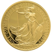 1999 One Ounce Proof Britannia Gold Coin