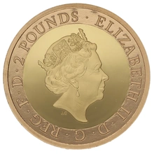2018 £2 Two Pound Proof Gold Coin RAF Centenary Badge
