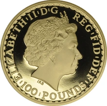 2008 One Ounce Proof Britannia Gold Coin