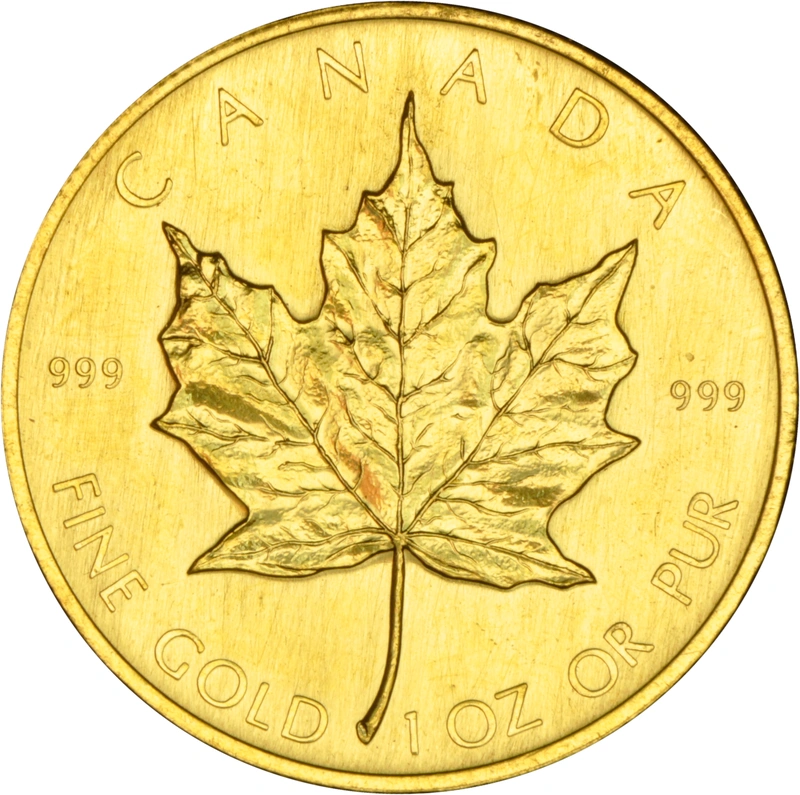 1980 1oz Canadian Maple Gold Coin