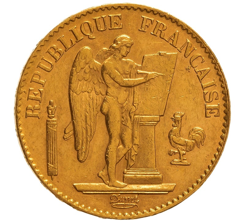 1893 20 French Francs - Guardian Angel - A