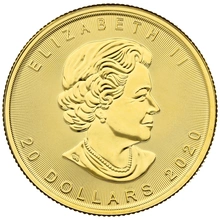2020 Half Ounce Gold Maple