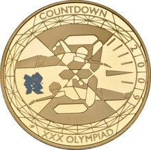 2009 UK Countdown to London 2012 Gold Proof Coin