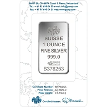 1oz Silver Bar - Grade B