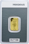 Heraeus 5 Gram Gold Bar