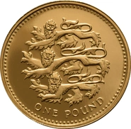 2002-2016 Proof Gold 1 Pound Coin