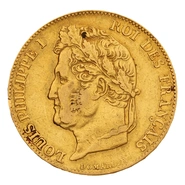 1847 20 French Francs Gold Coin Louis-Philippe A