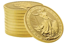 2019 Gold Britannia Coin 1oz Oriental Border