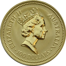 1993 1oz Gold Australian Nugget