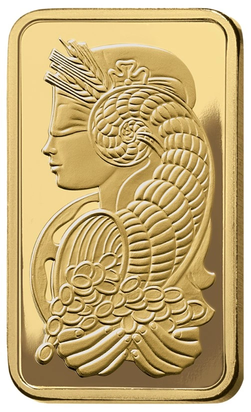 PAMP 10oz Gold Bar Minted