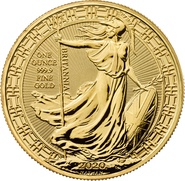 2020 1oz Gold Britannia (Oriental Border) Coin