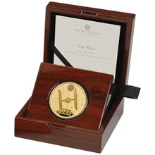 2024 1oz TIE Fighter Star Wars Proof Gold Coin Boxed