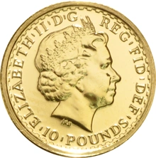 2007 Tenth Ounce Gold Britannia
